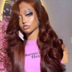 Raw donor burnt orange why with 13/4 Hd lace frontal